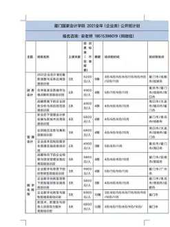 培训课程安排表格 培训课程安排表格模板