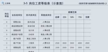 宽带薪酬体系设计案例 薪酬体系设计宽带结构