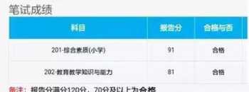 教资笔试成绩查询入口 教资笔试成绩查询入口官网