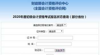 初级会计考试登录入口官网 初级会计登录网站