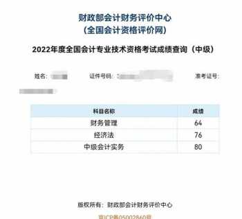中级会计59分因为调控吗 cpa相当于什么学历难度