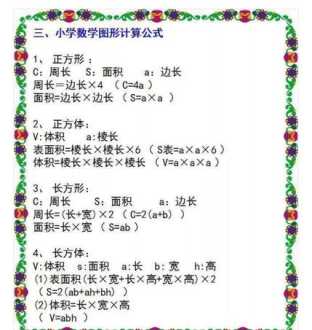 著名数学公式 简单数学公式