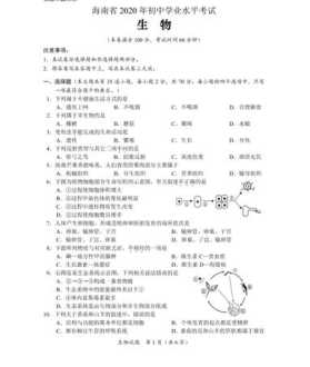 2020海口市中考分数满分多少 2020海南高考一本线多少分