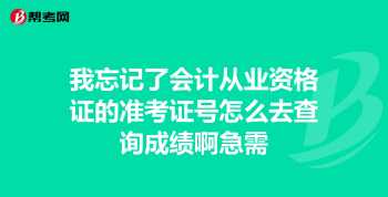 怎么查自己的会计从业资格证 会计证书网上怎么查询