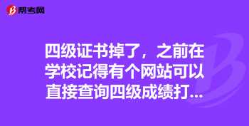 全国大学英语四级成绩查询 四级查询成绩入口